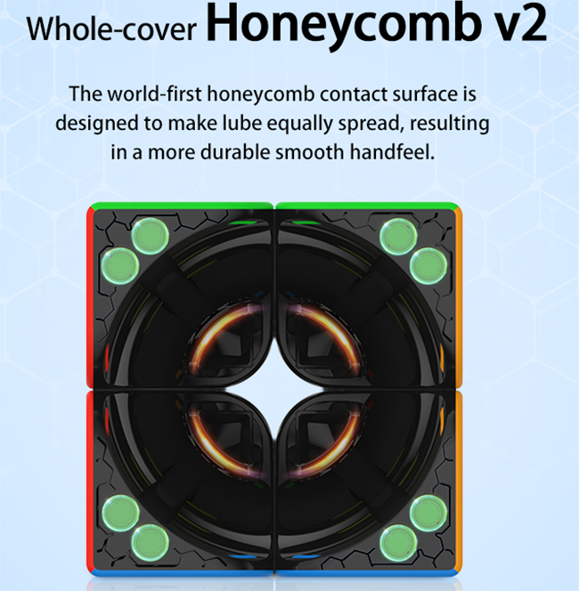 GAN251 M 2x2x2 Magnetic Speed Cube Stickerless